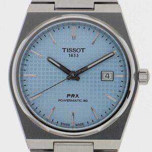 TISSOT T137.407.11.351.00 PRX Powermatic 80 Light blue SS AT